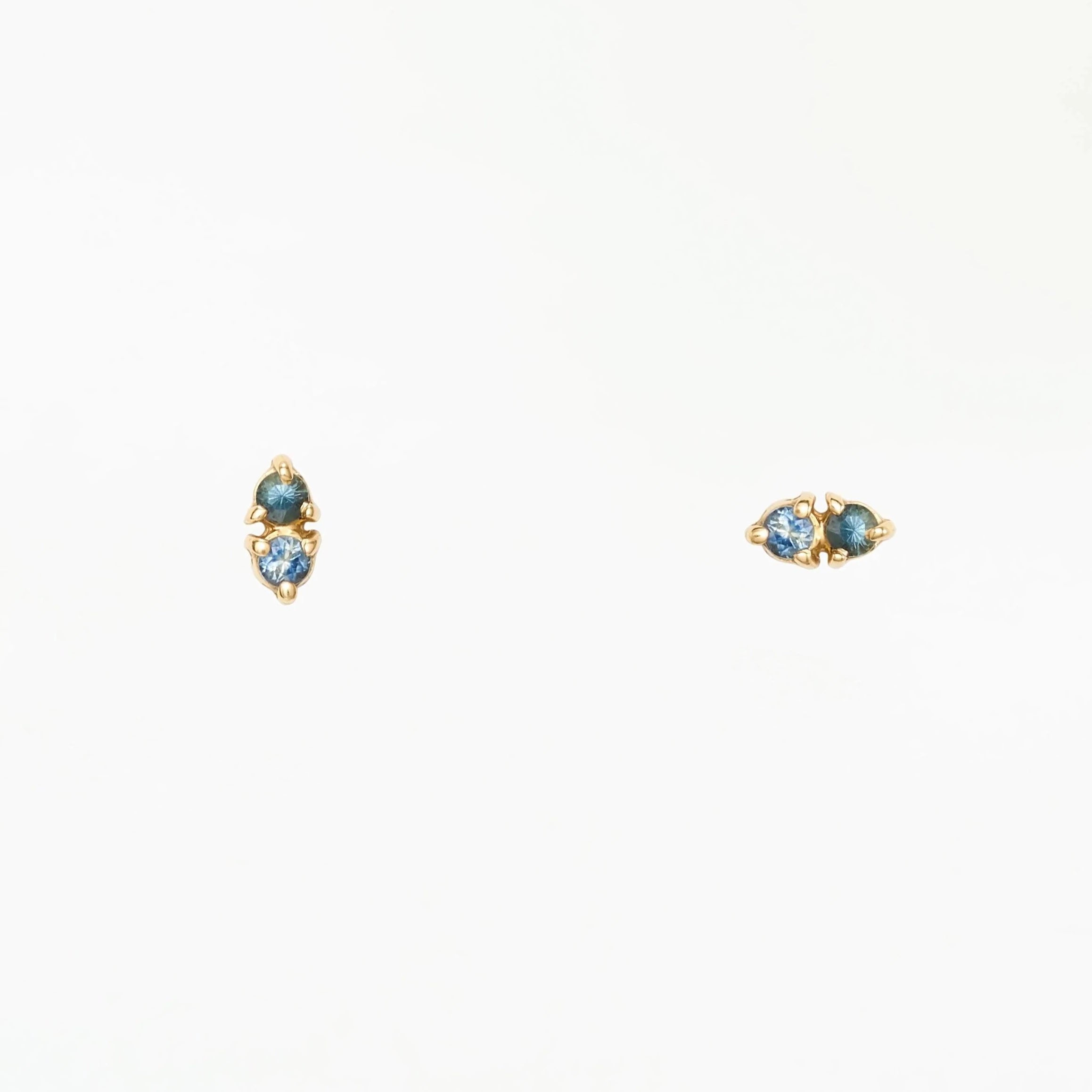 Two-Step Earrings - Opal (Single)